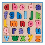 Bigjigs Toys Chunky Alphabet Puzzle (Lowercase) - Educational Jigsaw