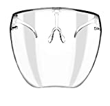 zeroUV - Protective Face Shield Full Cover Visor Glasses/Sunglasses (Anti-Fog/Blue Light Filter) (Clear/Clear) Single