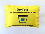 100g Rechargeable Desiccant Pack - Moisture Absorbing Bag - Desiccant Dehumidifier for Storage Bins and Totes 