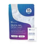 (65 Count) 5 Gram Silica Packets for Food Storage - Food Grade Silica Packets Desiccant Packs Desiccant Packets Dessicant Packs Silica Gel Packs Food Safe Food Moisture Absorber Packets Silica Gel