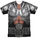 Kiss Demon Costume Unisex Adult Front Only Sublimated T Shirt for Men and Women White