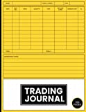 Trading Journal: Stocks, Forex, Options and Crypto Trading Log Book for Organised Traders | Record up to 1000 Trades.