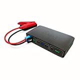 HALO Bolt 58830 mWh Portable Phone Laptop Charger Car Jump Starter with AC Outlet and Car Charger - Black Graphite