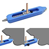 O-CONN Precise Contour Gauge Profile Tool, Contour Gauge Irregular Shape Duplicator with Lock for Carpenter, Construction, Woodworking, DIY