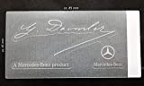 Mercedes Benz Genuine OEM G Daimler Signed Windshield Sticker Signature Decal Clear Label