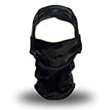 Tactical Camouflage Balaclavas Full Face Mask for Cycling Hunting Windproof Helmet Liner Military CP Scarf Mask (CP Black)