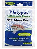 Platypus Orthodontic Flossers for Braces | Ortho Picks for Adults & Kids | Fits Under Arch Wire | Non-Damaging | Encourage Flossing Habits | Floss Teeth in Under Two Minutes (40 Count (Pack of 1)