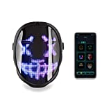 Chemion LED Light Adjustable Digital Face Changing Mask for Birthday Parties, Concerts, Receptions, and Sporting Events, USB Charge