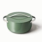 Caraway Nonstick Ceramic Dutch Oven Pot with Lid (6.5 qt, 10.5") - Non Toxic, PTFE & PFOA Free - Oven Safe & Compatible with All Stovetops (Gas, Electric & Induction) - Sage