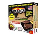 CHARBOX, Fun Pack (1-4 People) Disposable BBQ Charcoal Grill/Portable/Ready to Use/Lasts 3 Hrs!!/Recyclable/Barbecue Grill/Eco Friendly - Great for Camping,Tailgate & Backyard Parties!!!