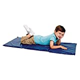 Best Value Tri-Fold Rest Mat by MyPerfectClassroom, 1-Inch Thick Blue Pad for Nap Time in Daycares, Preschools and Playrooms (Item # ECONMAT2)