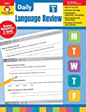 Evan-Moor Daily Language Review, Grade 5 Actvities Homeschooling & Classroom Resource Workbook, Reproducible Worksheets, Teacher Edition, Daily Practice, Skills Accessment, Grammar, Punctuation