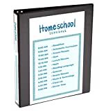 Avery Economy View 3 Ring Binder, 1 Inch Round Rings, 1 Black Binder (05710)