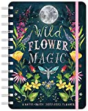 Katie Daisy 2022-2023 Weekly Planner: Wild Flower Magic | On-the-Go 17-Month Calendar (Aug 2022 - Dec 2023) | Compact 5" x 7" | Flexible Cover, Wire-O Binding, Elastic Closure, Inner Pocket