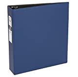 Avery Economy 3 Ring Binder, 2" Round Rings, 1 Blue Binder (03500)