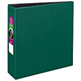 Avery 27653 Durable Binder with Slant Rings, 11 x 8 1/2, 3", Green