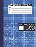 Graph Paper Notebook 8.5 x 11: Graph Paper Notebook 1/4 Inch Squares, Squared Graphing Paper, Graph Paper Composition Book, Squared Notebook, Large ... Graph Ruled Composition Book, Large Size