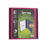 Staples 651746 1.5-Inch 3-Ring Better Binder Pink (13569-Cc)