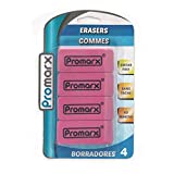 Promarx Pink Erasers, 4 Count (DA09-NRSB04-48)