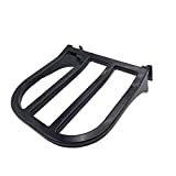 Gloss Black Sissy Bar Backrest Detachable Luggage Rack Compatible with Harley Softail Heritage Fatboy Dyna Sportster FLSTF FLST FLSTC FLSTSC