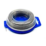 P1Tools Stainless Steel Twist Safety Lock Grip Wire .032 165 Ft-Good for Motorcycle/Dirt Bike Grips  Aircraft Tool Wire