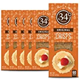 34 Degrees Crisps | Original Crisps | Thin, Light & Crunchy Crisps, 6 Pack (4.5oz each)