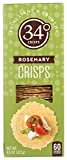 34 Degrees Crisps | Crisps | Thin, Light & Crunchy Crisps, Single Pack (4.5oz) (Rosemary)