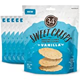 34 Degrees Crisps | Vanilla Crisps | Thin, Light, Crunchy & Sweet Vanilla Crisps, 6 Pack (4oz each)