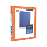 Staples 82654 Standard 1-Inch 3-Ring View Binder Orange (26436-Cc)