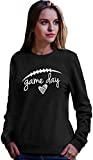 Go All Out X-Large Black Adult Game Day Football Sweatshirt Crewneck