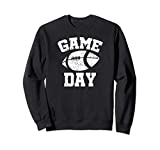 Distressed Football Game Day At College Or School Sweatshirt