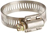 Breeze - 62020H Power-Seal Stainless Steel Hose Clamp, Worm-Drive, SAE Size 20, 13/16" to 1-3/4" Diameter Range, 1/2" Bandwidth (Pack of 10)