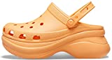 Crocs Women's Classic Bae Clog | Platform Shoes, Cantaloupe, 5