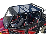 SuperATV Dark Tinted Polaris Ranger Roof for 2014+ Polaris Ranger XP 900 Crew | 1/4" Polycarbonate 250 Times Stronger Than Glass | Polaris Roof | Protects Against Weather and Debris | USA Made!