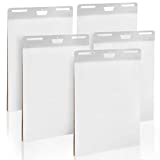 5-Pack of Premium Self-Stick Easel Pads - 25 x 30 Inches, 30 Sheets Per Pad - Thick Paper, Strong Staples, Sticky Easel Poster Chart Pads to Post on Walls - by Impresa