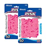 BAZIC Pink Eraser Top, Latex Free Pencil Tops Erasers, Arrowhead Caps Erasers for Kids Student, for Art Drawing School Supplies (50/Pack), 2-Packs