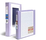 Pep Rally 58658 Pep Rally Standard 1-Inch 3-Ring View Binders, Lilac