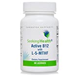 Seeking Health Active B12 with L-5-MTHF, 60 Lozenges, Vitamin B12 Supplement, Supports Cellular Health, Cognitive Health, and Healthy Energy Levels, Vegan- and Vegetarian-Friendly B12 Vitamin, MTHFR*