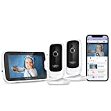 Nursery Pal Link Premium Twin by Hubble Connected (2 Camera Set) 1080p Smart Baby Monitor - 5" Color Screen, View 24 Hr Recording & Live Streaming Over WiFi from Anywhere