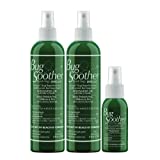 Bug Soother Spray (2, 8 oz) - Natural Insect, Gnat and Mosquito Repellent & Deterrent - 100% DEET-Free Safe Bug Spray for Adults, Kids, Pets, & Environment - Made in USA - Includes 1 oz. Travel Size
