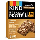 KIND Breakfast Protein Bars, Almond Butter, Gluten Free, 1.76oz, 32 Count
