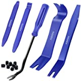 XBRN Auto Trim Removal Tool Kit,13 Pcs Car Panel Door Window Tools Kit,Auto Clip Fastener Remover Pry Tool Set