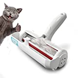 DELOMO Pet Hair Remover - Lint Roller for Pet Hair - Cat and Dog Hair Remover for Couch, Furniture, Carpet, Car Seat, Reusable Pet Hair Roller W/Self-Cleaning Base - Upgraded Animal Fur Removal Tool