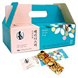 KANG BONG SEOK, Master Jocheong Berry & Nut Bars I Korean Snacks Box I Korean Food I Healthy Food I Asian Snacks I Energy Bars I International Snacks I Healthy Snacks I 0.88 Ounce, 20 Counts