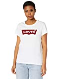 Levi's Women's Perfect Tee-Shirt, Core Housemark White, Small