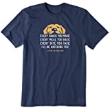 Life is Good Men's Crusher Graphic T-Shirt, I'll Be Watching You, Darkest Blue, X-Large