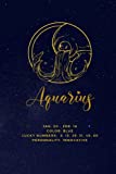 Aquarius: Zodiac Horoscope Journal Notebook for writing and journaling, Perfect gift for Aquarius Woman, Man