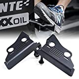 Xprite Metal Steel Front Door Foot Pegs Rest Pedals for 2007-2018 Jeep Wrangler JK JKU Accessories - 1 Pair