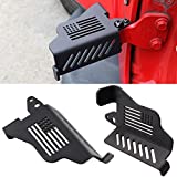 Foot Pegs for Jeep Wrangler, Newest Door Hinge Front Foot Peg Doors Off for 2007-2022 Jeep Wrangler JK JKU JL JLU Jeep Gladiator JT Foot Peg Metal Rest Pedals, 1 Pair US Flag