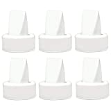 Maymom 6 Count Duckbill Valves for Spectra S1 Spectra S2 Spectra 9 Plus. Not Original Spectra Pump Parts Replace Spectra Duckbill Valve Not Original Spectra S2 Accessories Work w Spectra (White)